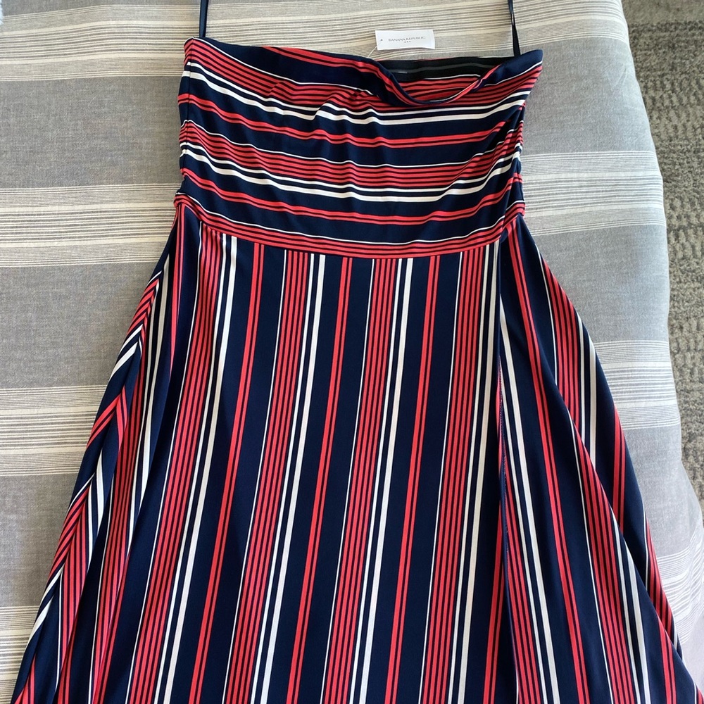 Banana Republic strapless maxi dress